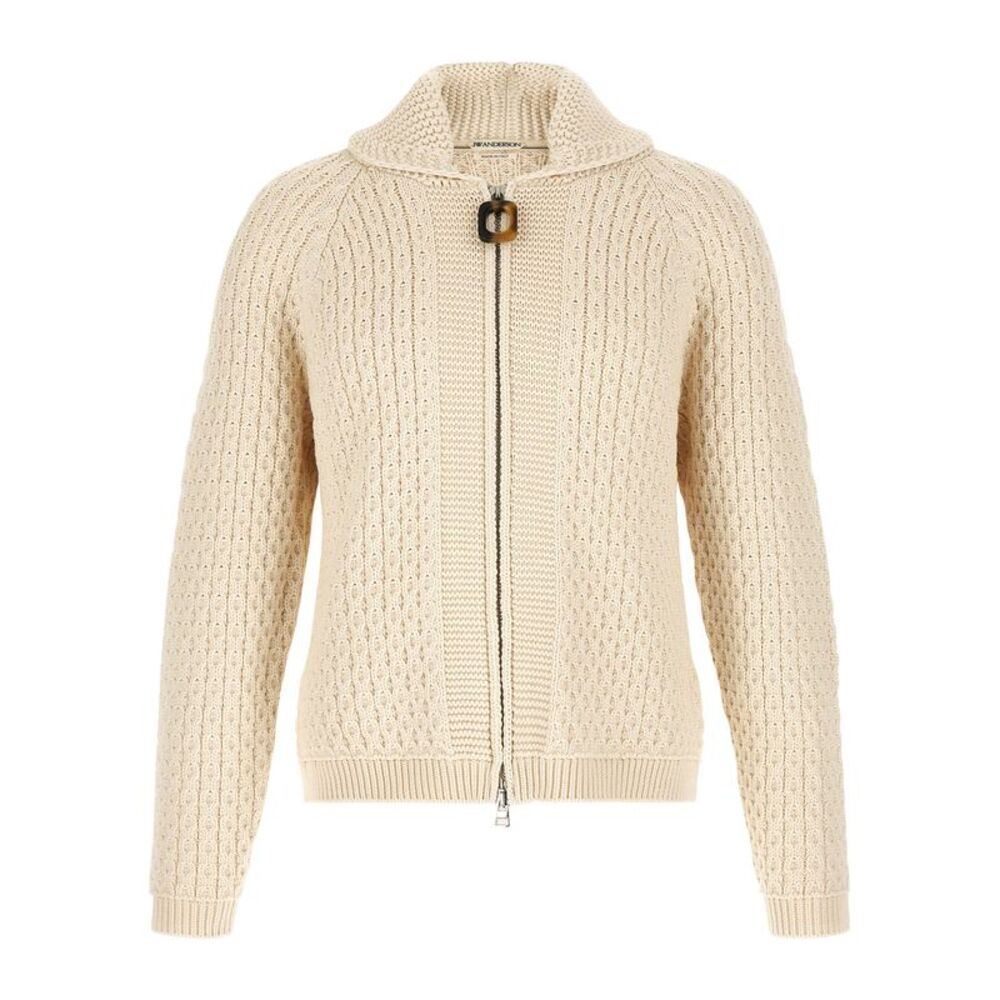 J.W.Anderson White Cotton Men's Cardigan